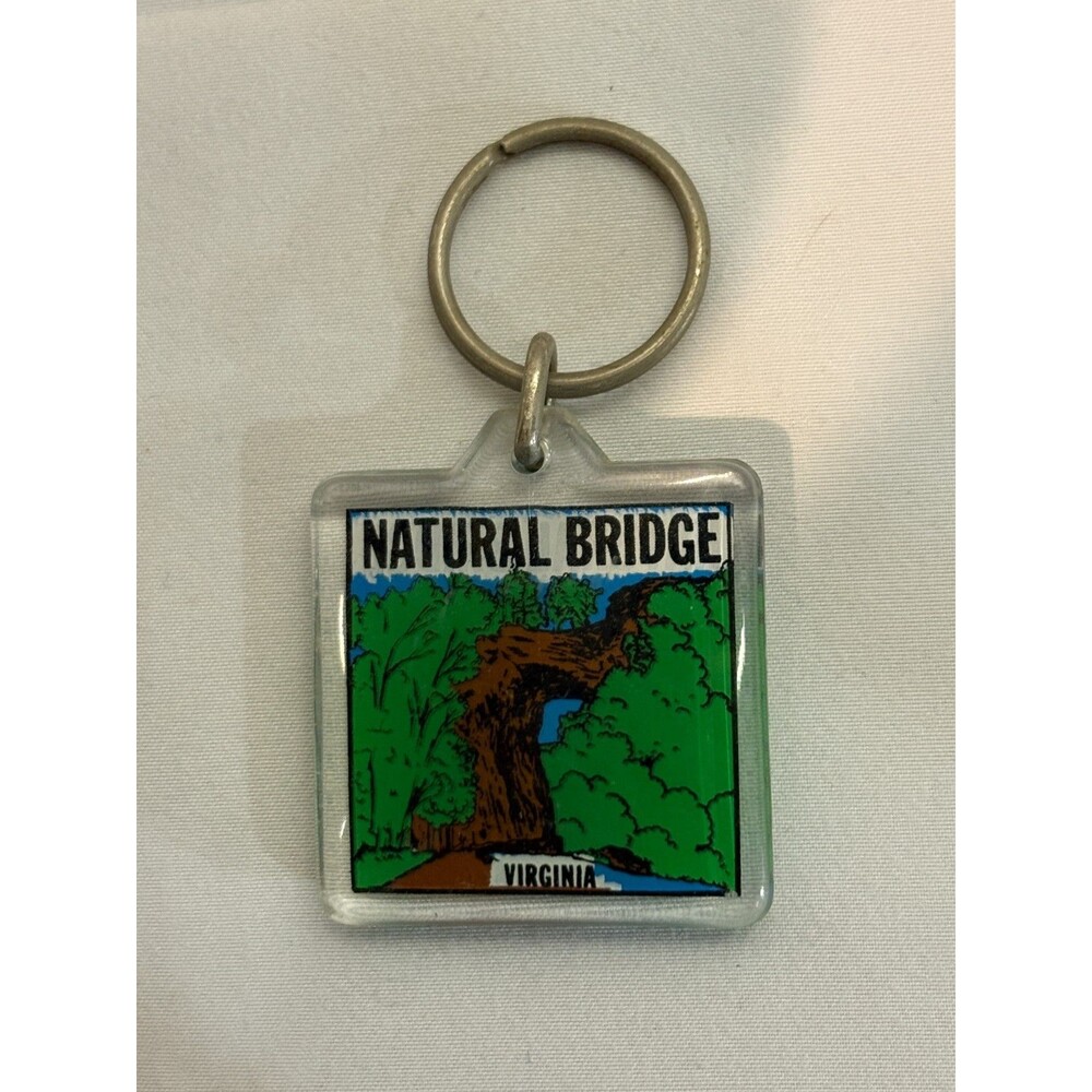 Vintage Virginia- NATURAL BRIDGE STATE PARK Souvenir Acrylic Keychain